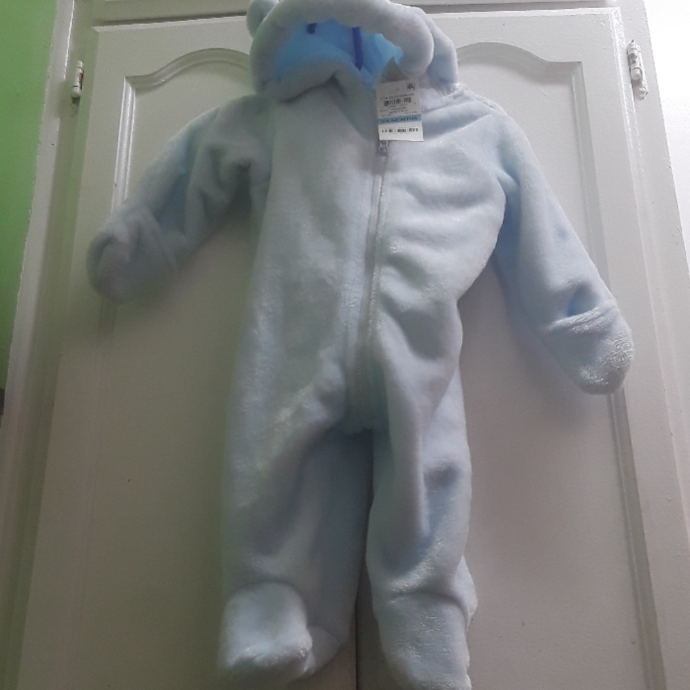 Very soft Baby blue onesie